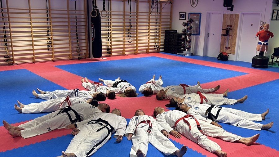 Slapper av etter en bedre sommertrening