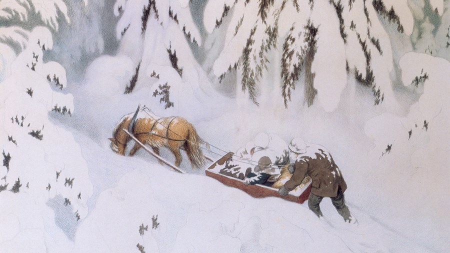 Theodor Kittelsen maleri: "Juletroll" 1907