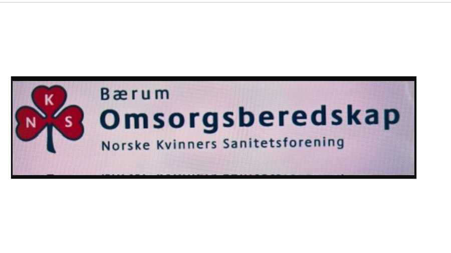 Logo Bærum Omsorgsberedskap Sanitetskvinnene
