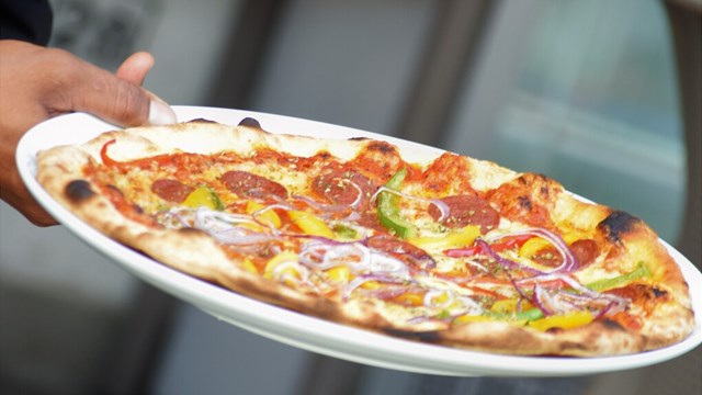 pizzakveld på huset