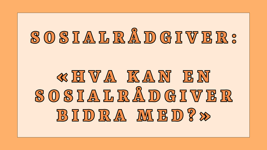 grafisk plakat med tittel på foredraget.