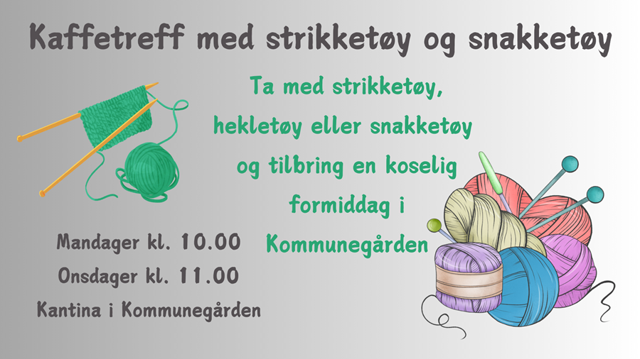 strikketøy og garnnøster