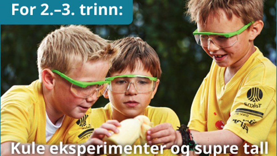 Barn som gjør eksperimenter