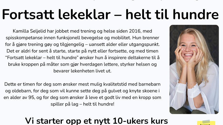 plakat trening