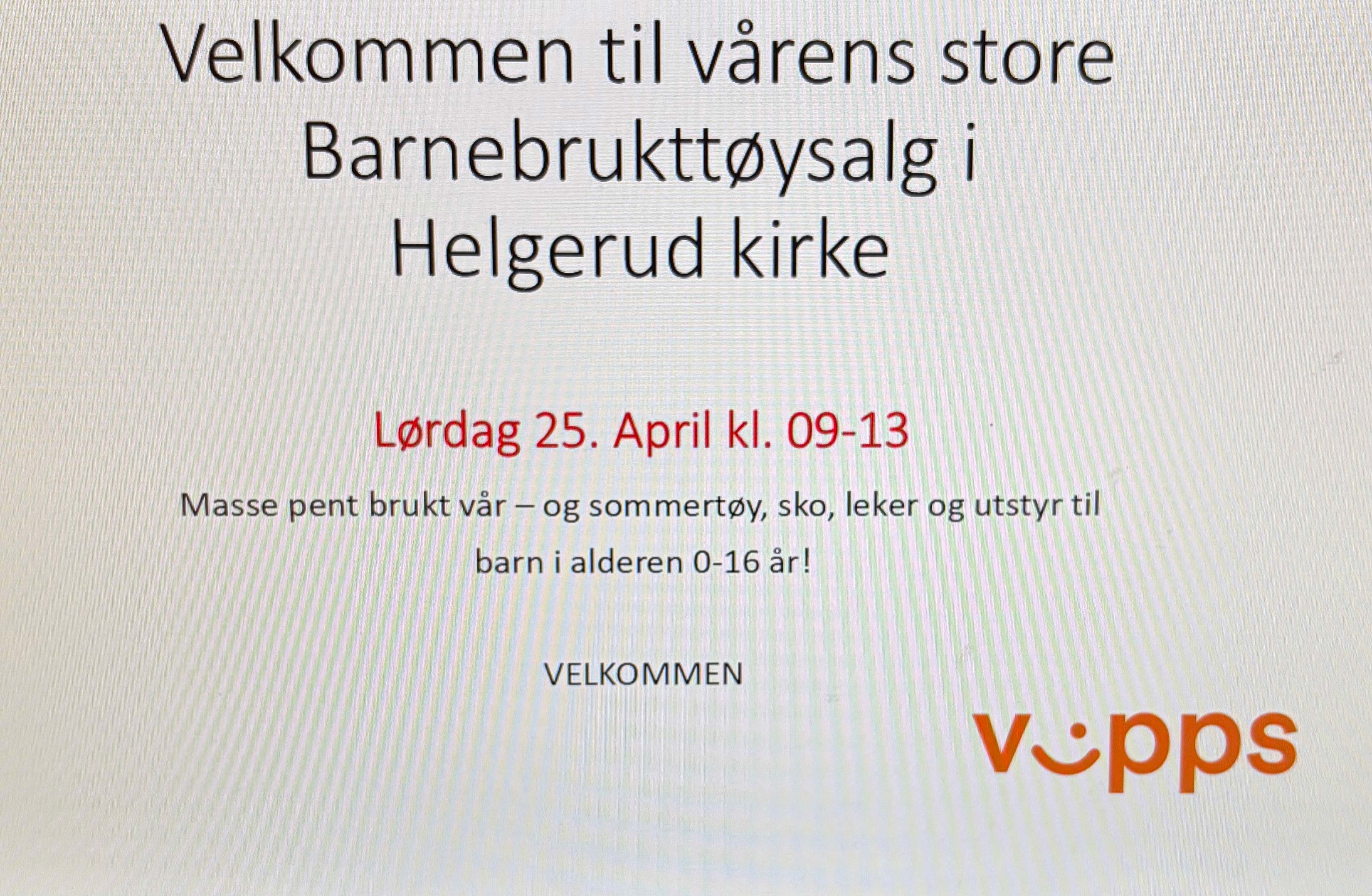Barnebrukttøysalget